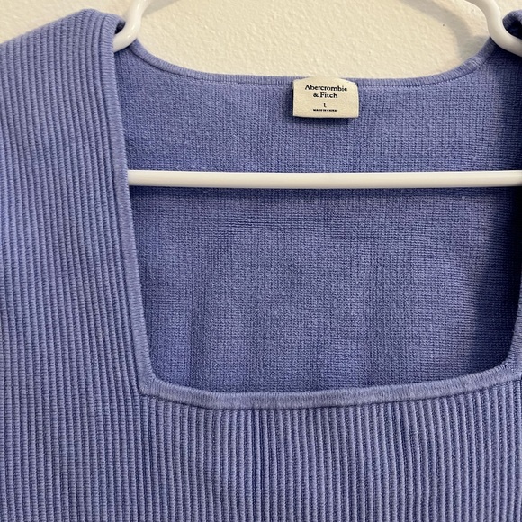 Abercrombie & Fitch Ribbed Square Neck Top - Picture 5 of 7
